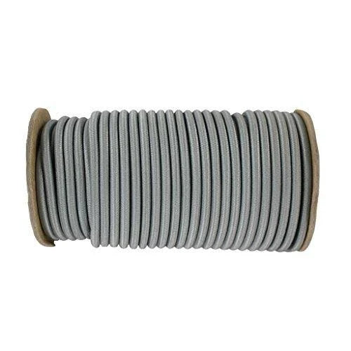 1/4 inch Silver Dacron Polyester Shock Cord 500ft H637827