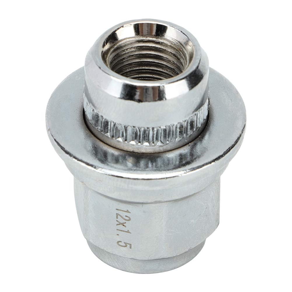 Silver Steel Wheel Nut 20 Pieces N964