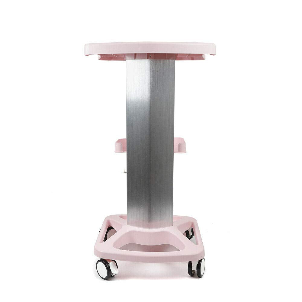 Pink Metal + ABS Rolling Trolley Cart W46759