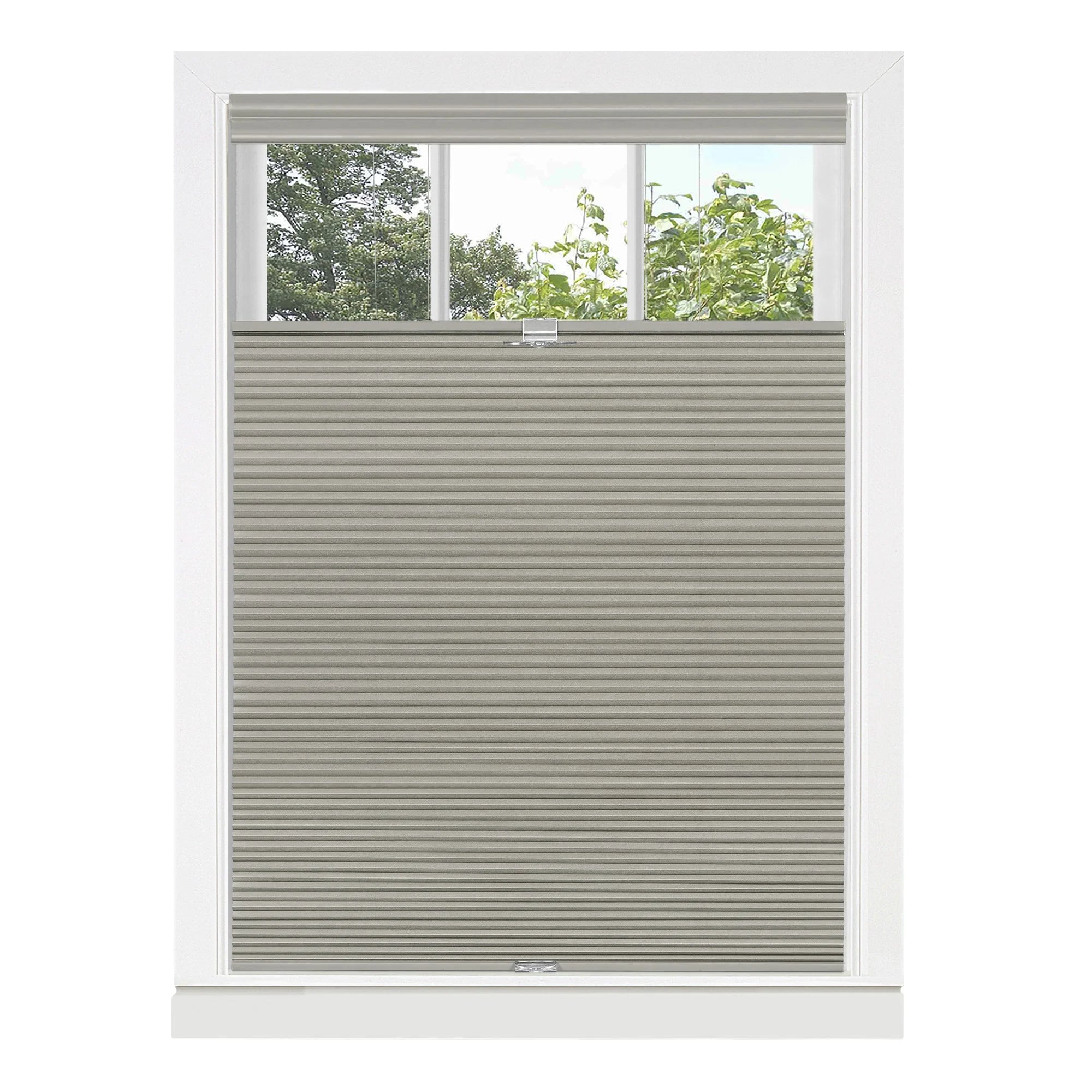 Cordless Cellular Shade 23"L x 64"W Dove Grey G233835