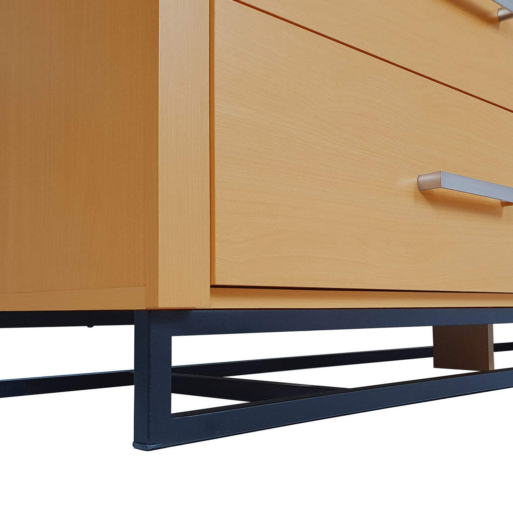 Faux Wood 6 Drawer Double Dresser Q6076