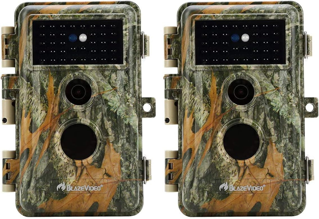 5-Pack 24MP 1296P H.264 MP4 Video 75ft Night Vision No Glow Infrared Motion Activated IP66 Waterproof Wildlife Deer Hunting Cameras V52653