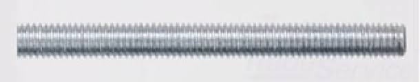 7/16-20 x 6 Threaded Rod Zinc Plated S77744