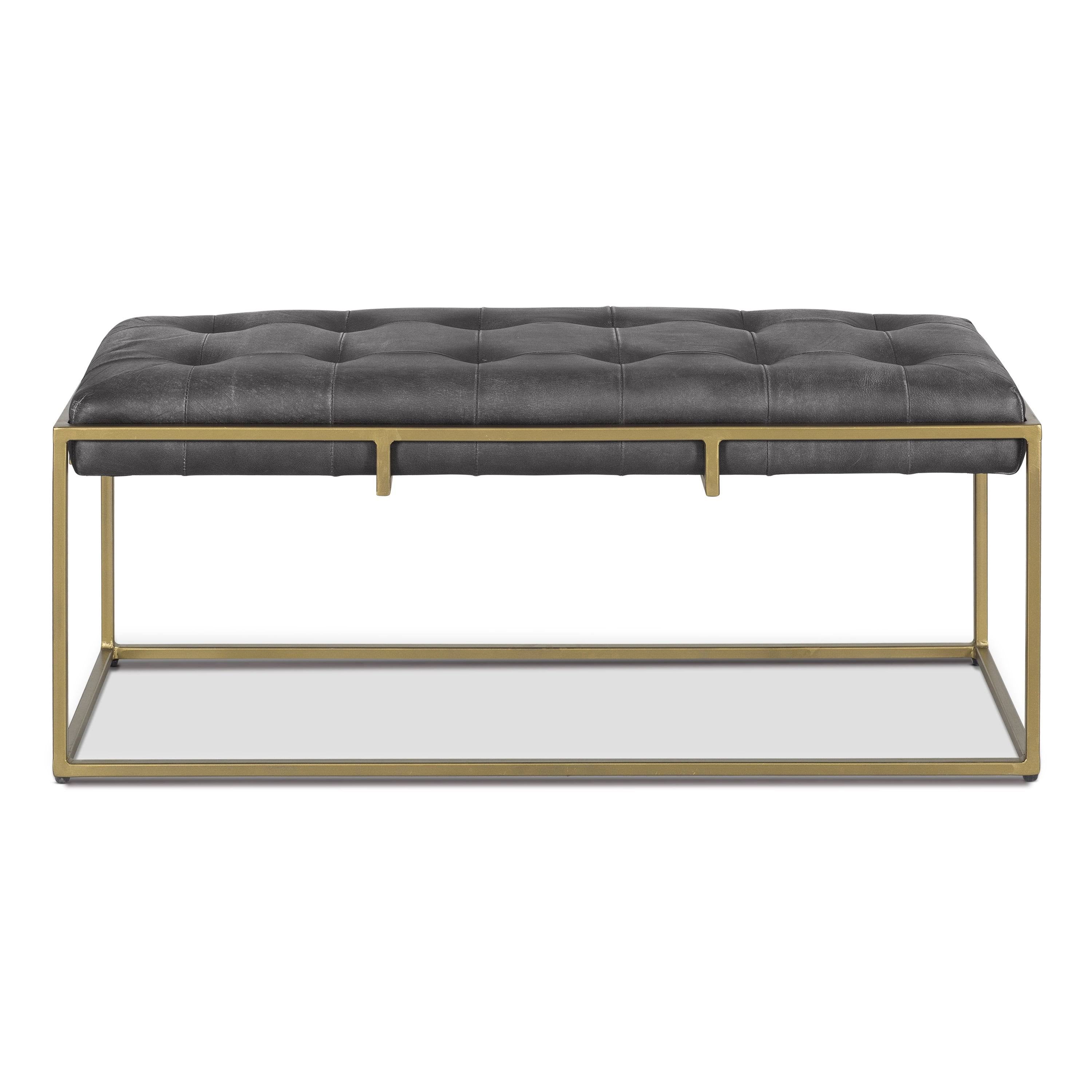 Carbon Black Curio Bench U608880