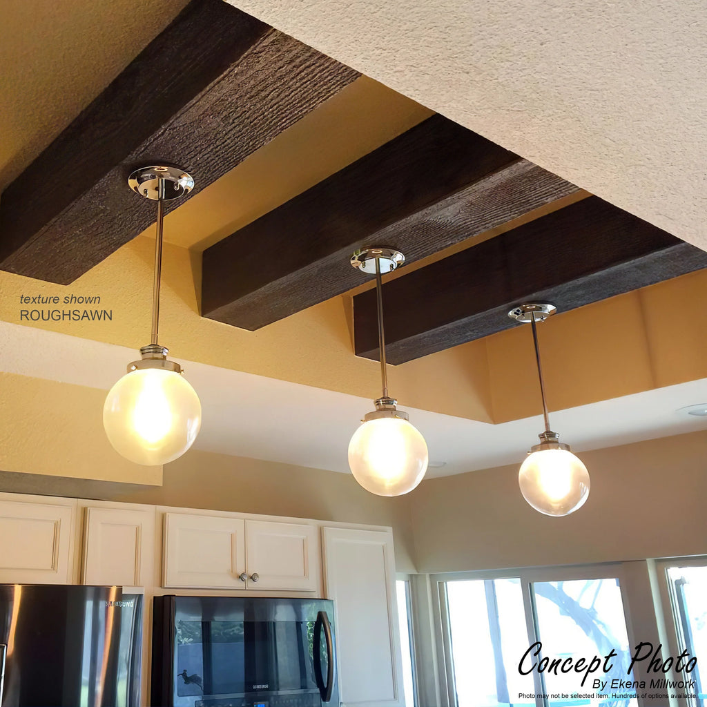 6"W x 6"H x 16'L Faux Wood Ceiling Beam E686204
