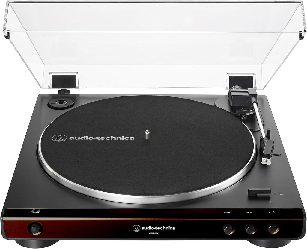 Brown Belt-Drive Stereo Turntable W98249
