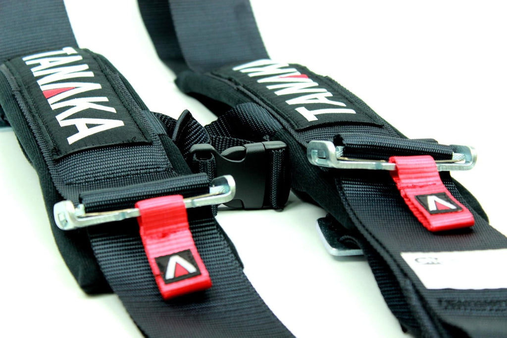 Black 5-Point Safety Harness Set with Shoulder Pads, Pack of 2 R5684