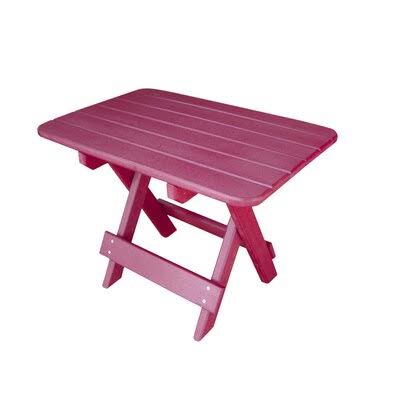 Folding Side Table Merlot Dark Red Z302830