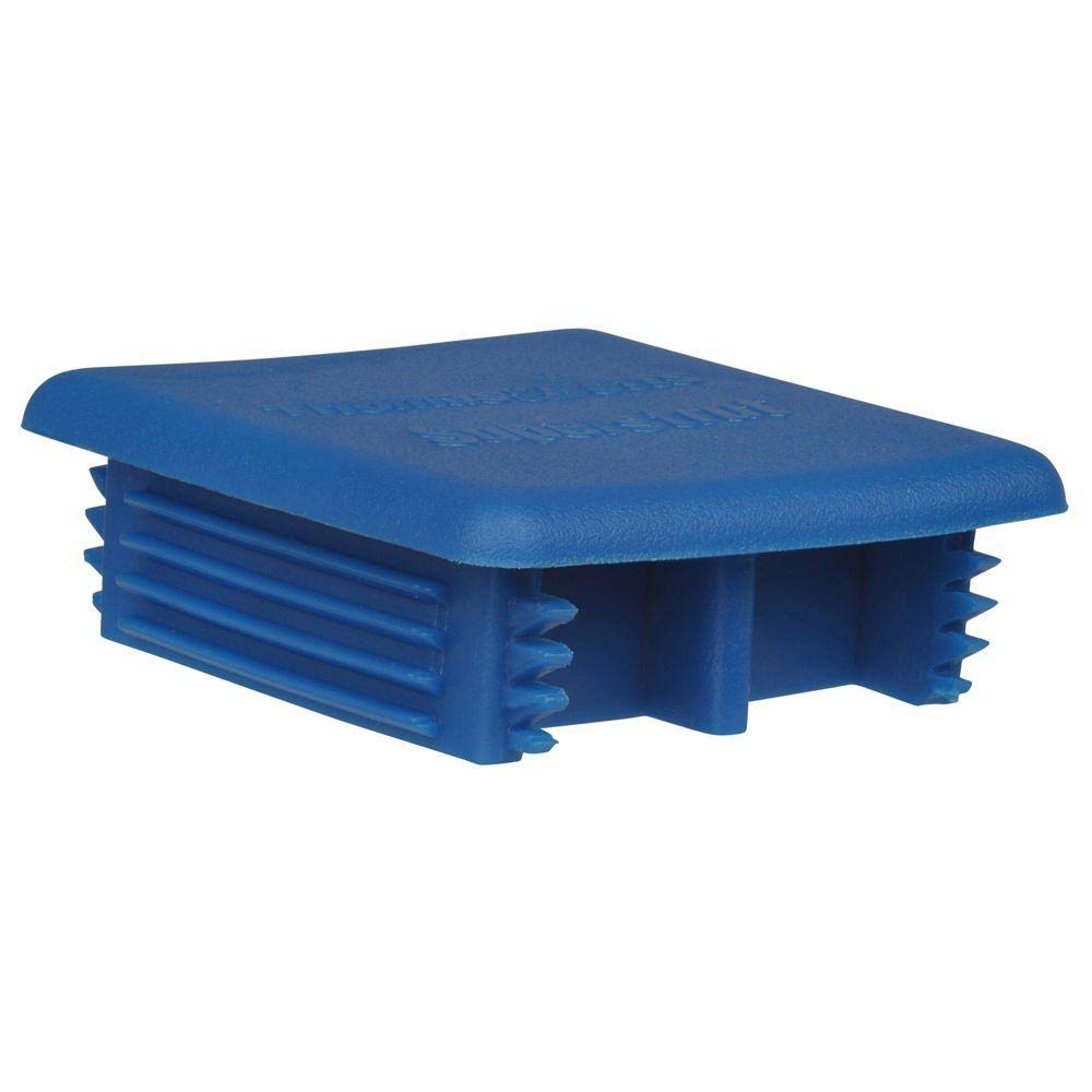 12-Gauge Blue Strut End Cap 20 Packs of 2/Case 40 Pieces F661