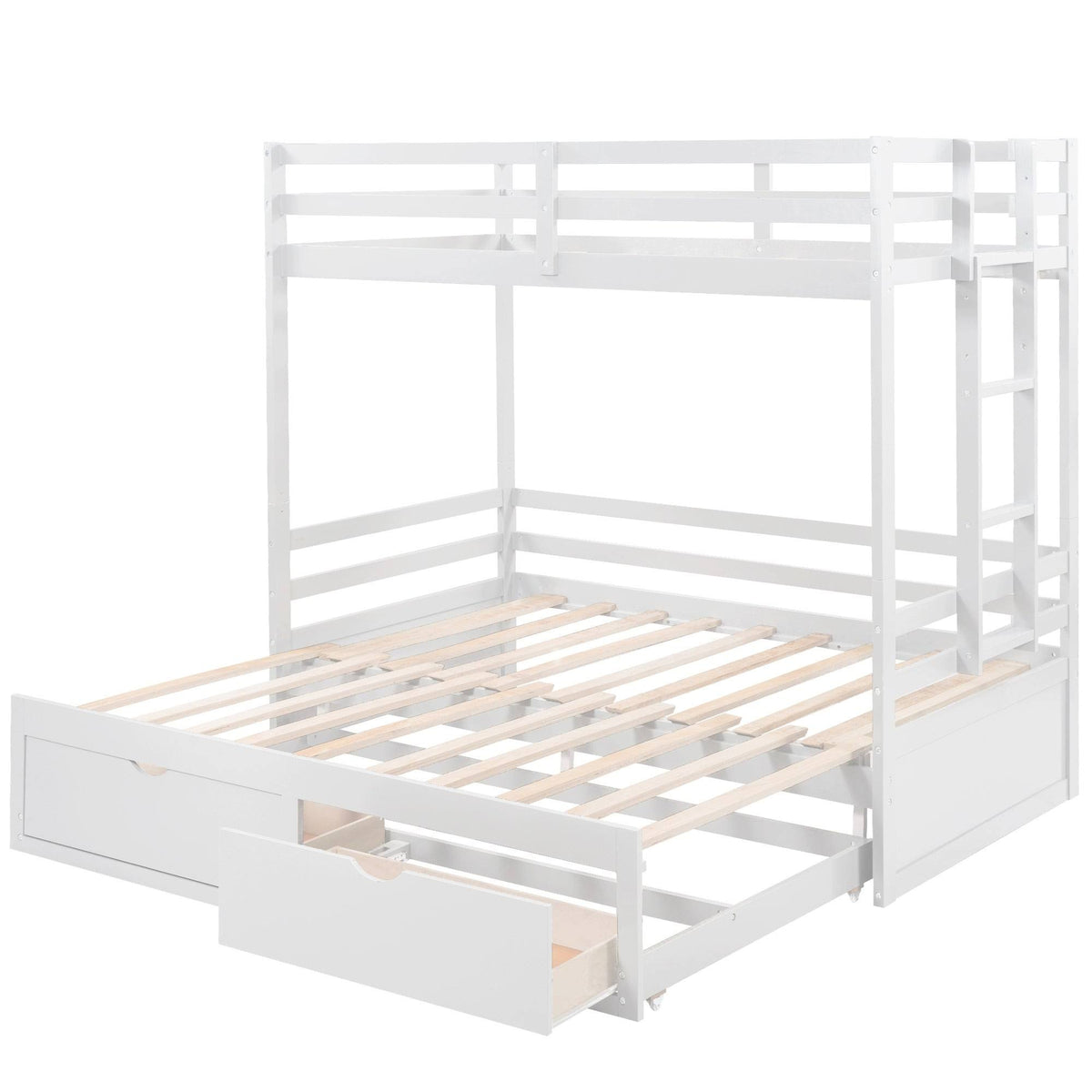 White Convertible Bunk Bed Z462854