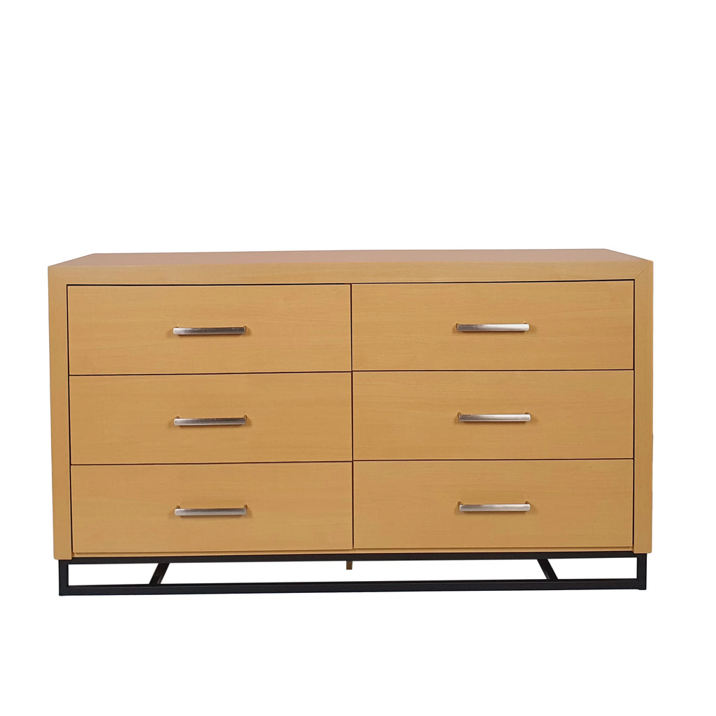 Faux Wood 6 Drawer Double Dresser Q6076