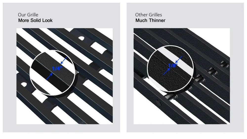 Stainless Steel Black Horizontal Billet Grille Insert Q83792