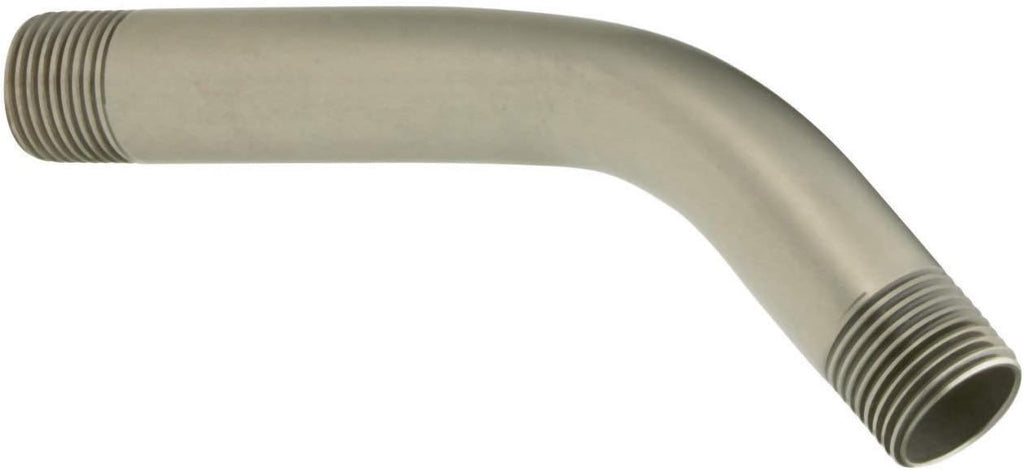 Magnetix Six-Function 5.5-Inch Handheld Showerhead with Magnetic Docking System, Spot Resist Brushed Nickel & 6-Inch Replacement Right Angle Shower Arm, Brushed Nickel Pack of 2 K2823