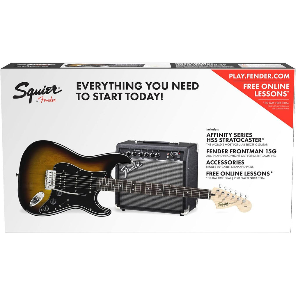 Brown Sunburst Stratocaster HSS Pack W76663