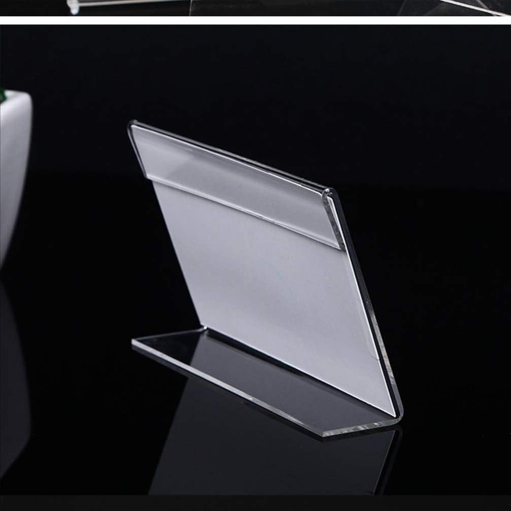 20PCS Acrylic Clear Sign Holder S91217