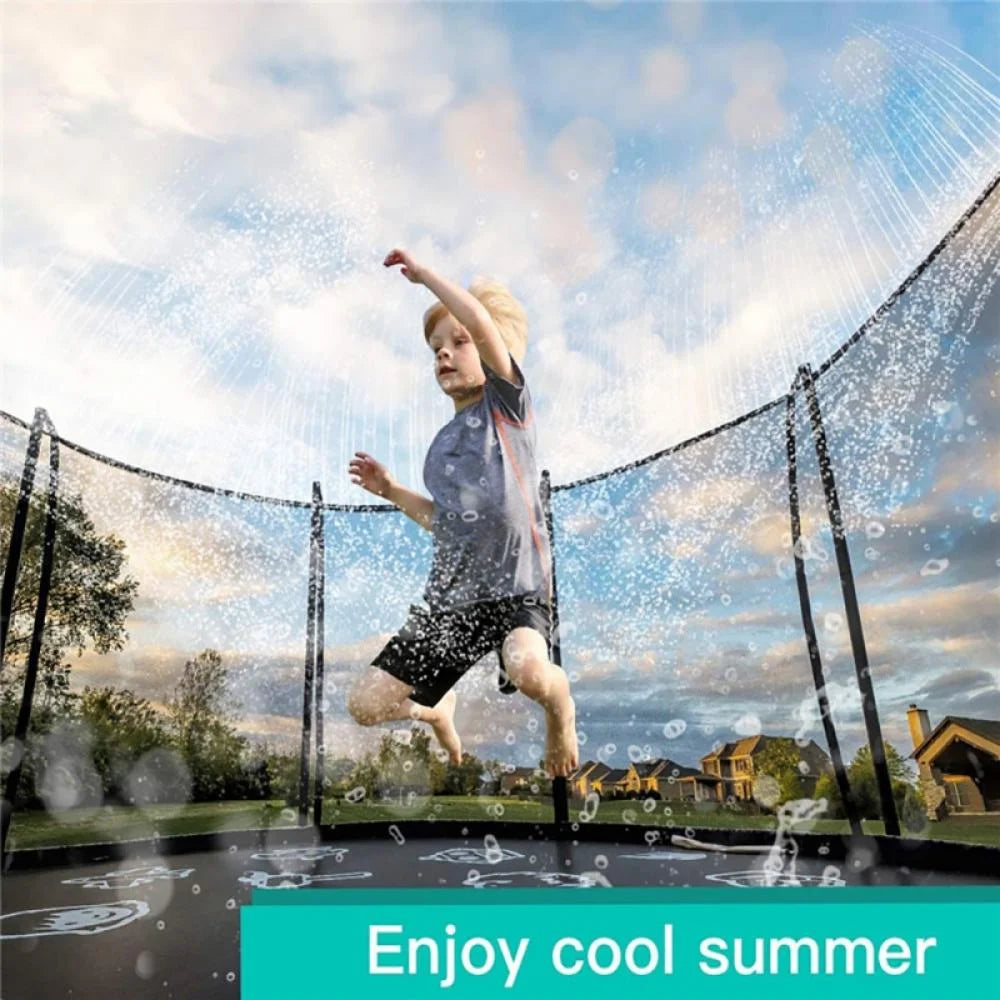 39.4ft Outdoor Trampoline Water Sprinkler Y3329