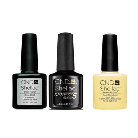 Shellac Combo 3ct Base, Top Coat & Yellow G69745