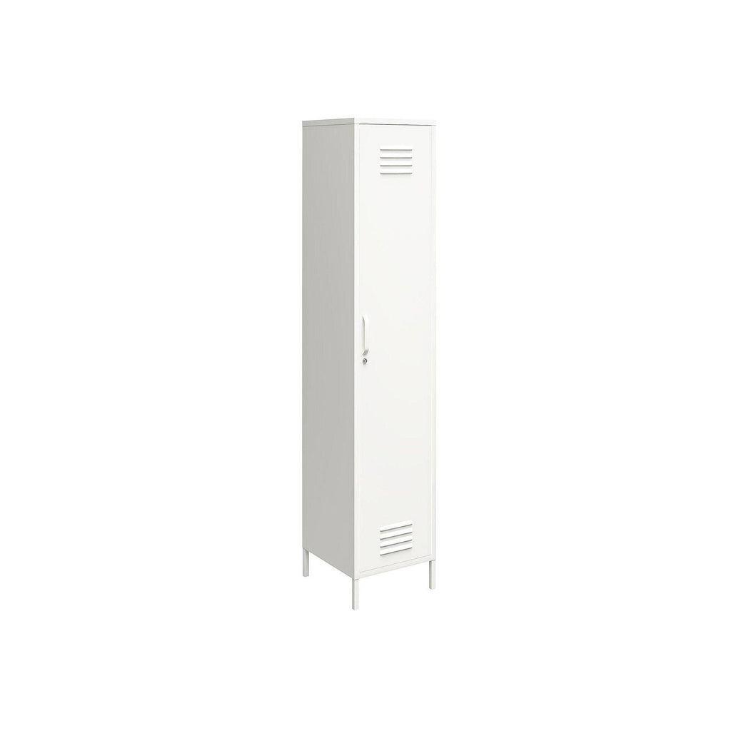 White Metal Locker Storage Cabinet H851113