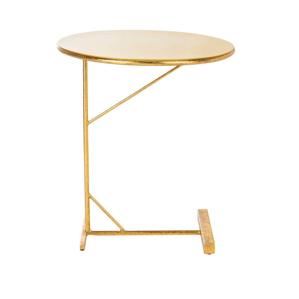 Round C Table Yellow/Gold H95100