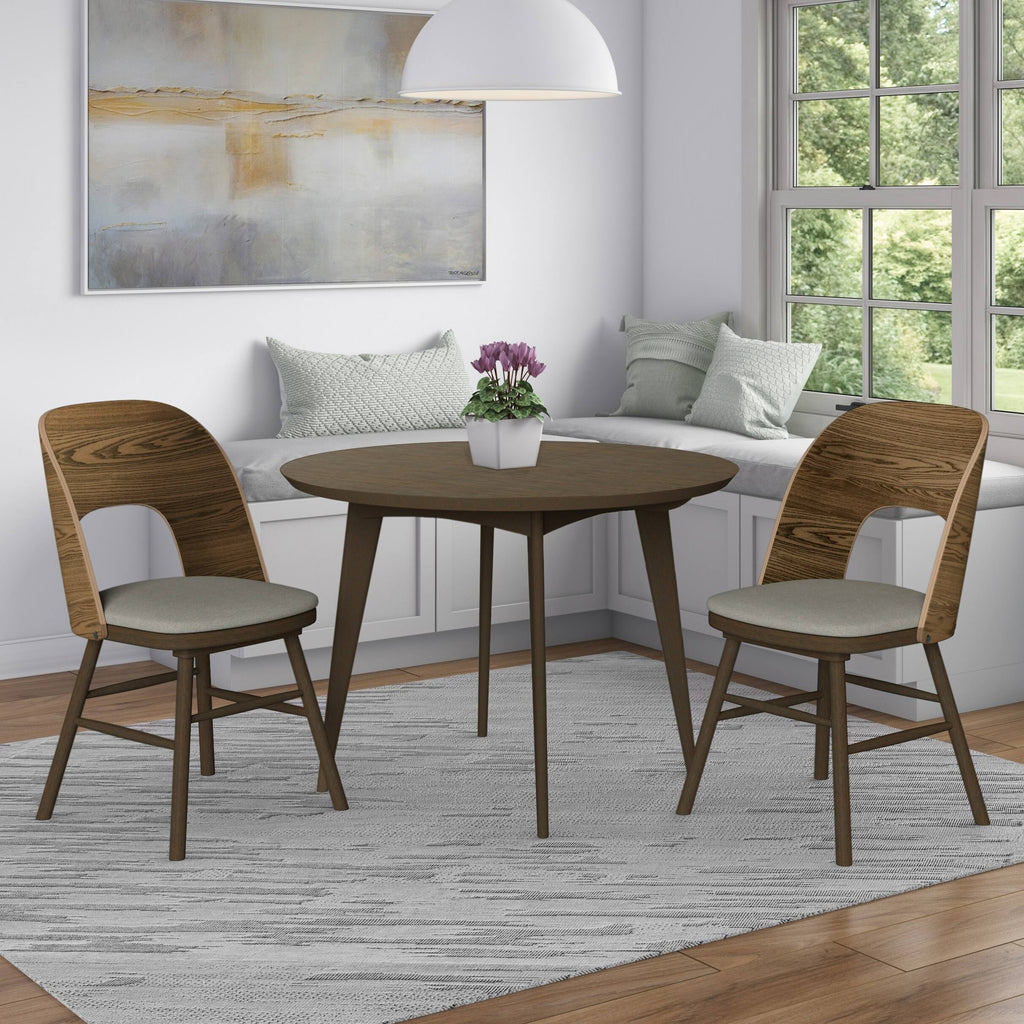 Oatmeal Beige Armless Side Chair (Set of 2) G102