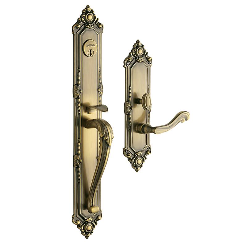 Satin Chrome Right Hand Dummy Handleset Trim Set F9842
