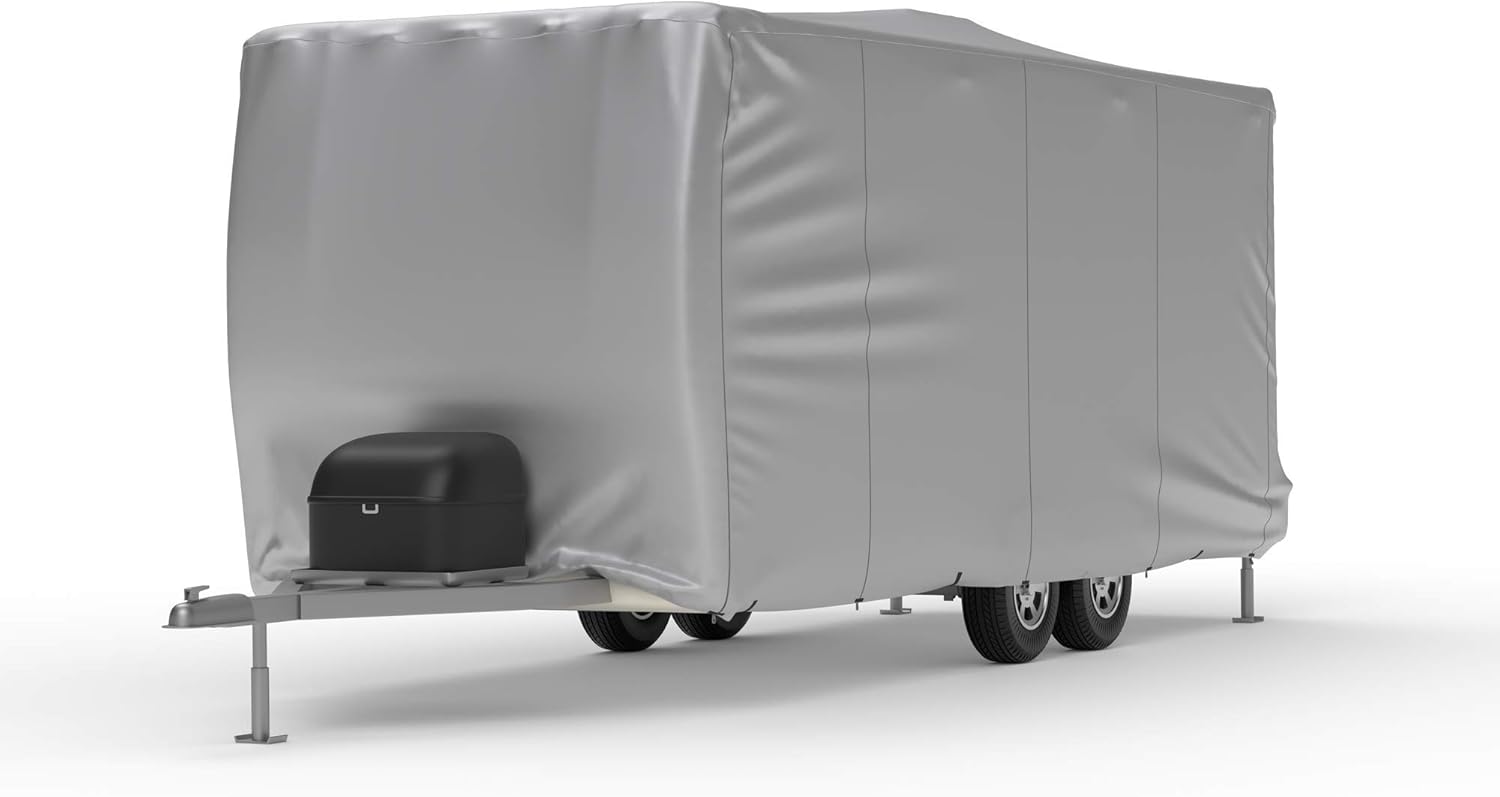 RV Cover for Toy Hauler RV 32.5' - 35.5' Long with Fleece Lining E5251