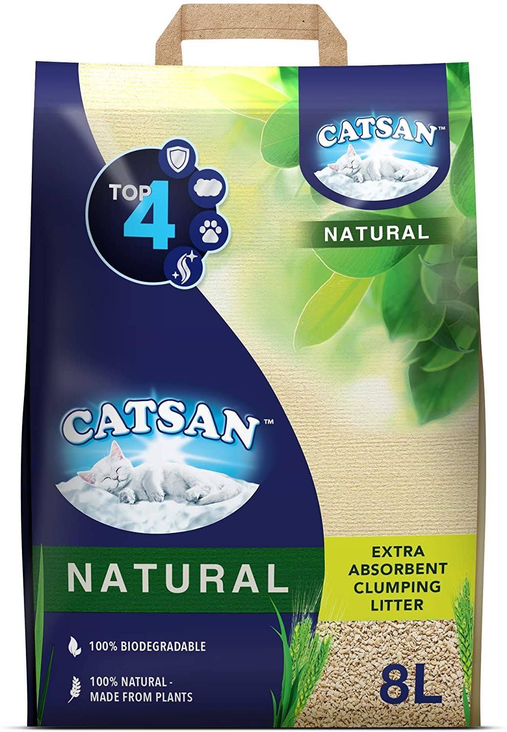 Biodegradable Natural Clumping Cat Litter 8L Z566376