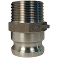 6 inch Stainless Male Adapter x Male NPT Cam and Groove N336840