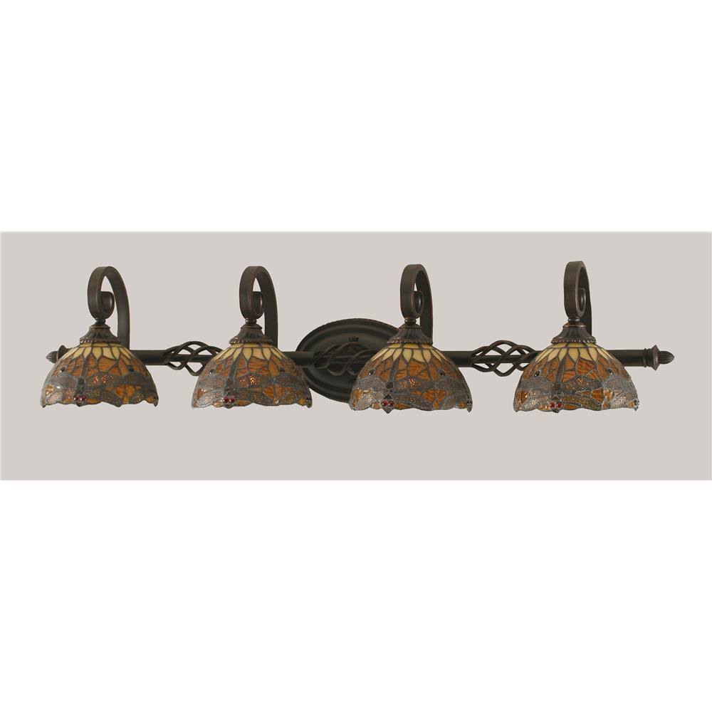 Four Light Bath Bar Dark N7860
