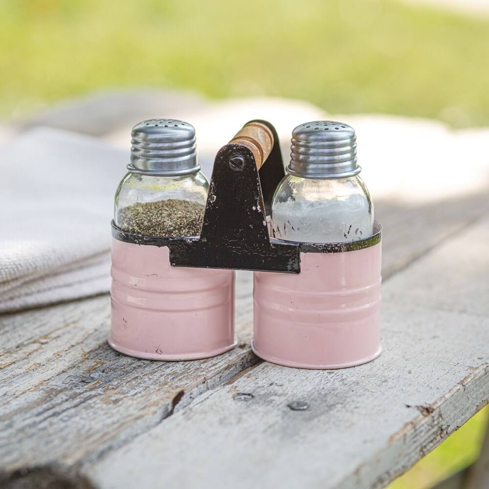 Pink Salt and Pepper Can Caddy, Box of 2 L317