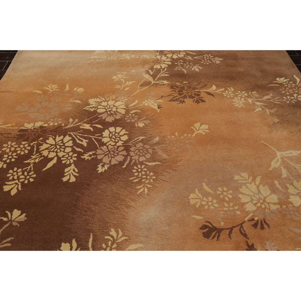 Hand Tufted 100 Wool Botanical Oriental Rug B938