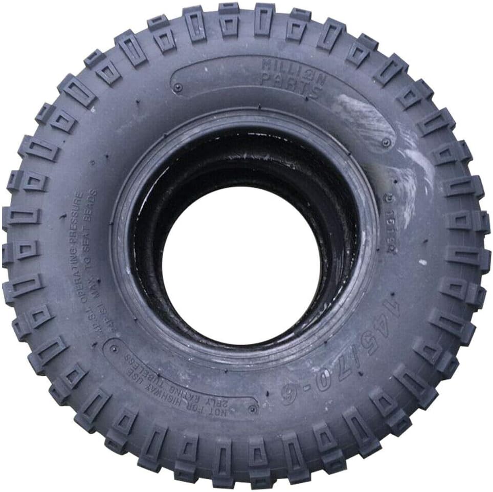 2pcs 145/70-6 ATV Sport Tires, 6-PLY Tubeless Pack of 2 S752
