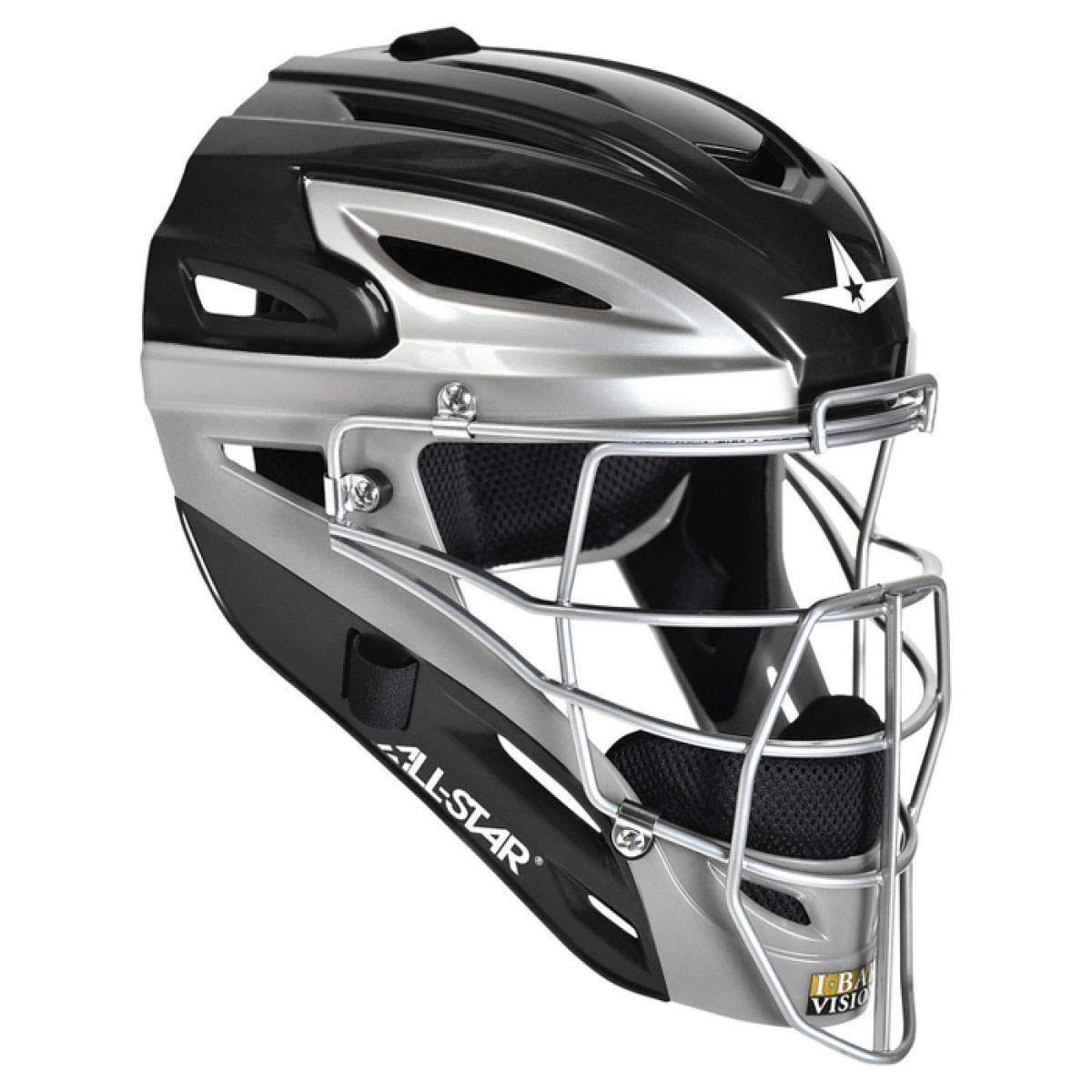 Black Two Tone Catcher’s Helmet B1608