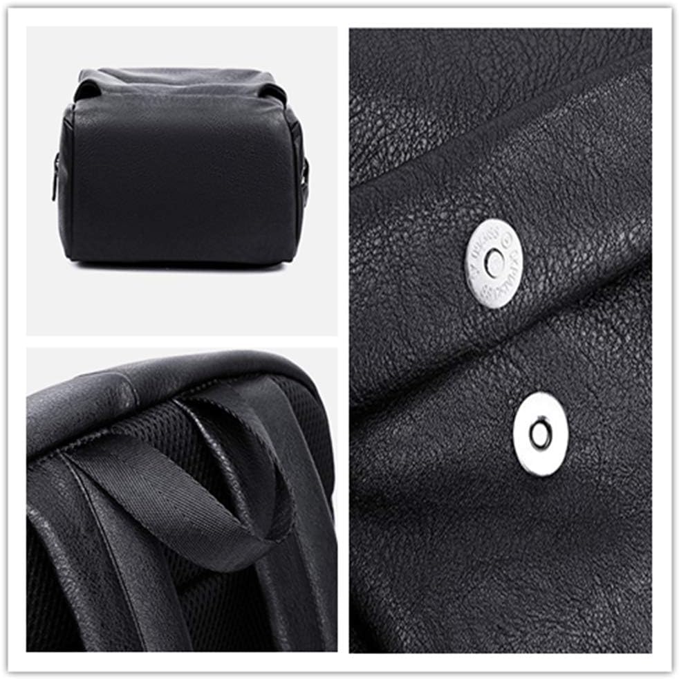 PU Leather Laptop Backpack Rucksack for 15.6 Laptop Y42992