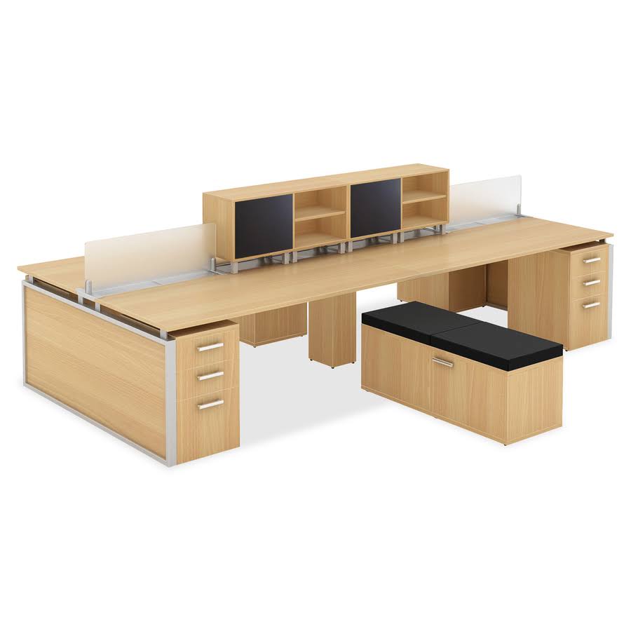 Latte Laminate Desk Ensemble Y8137