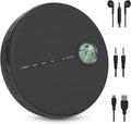 Black Rechargeable Bluetooth CD Player with Speakers U37178