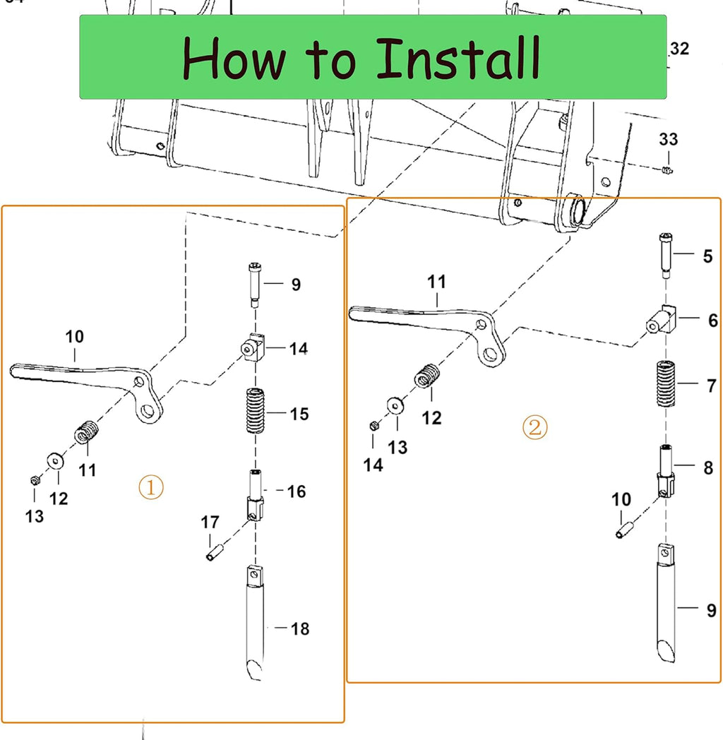 Left and Right Hand Lever Kit Y8231