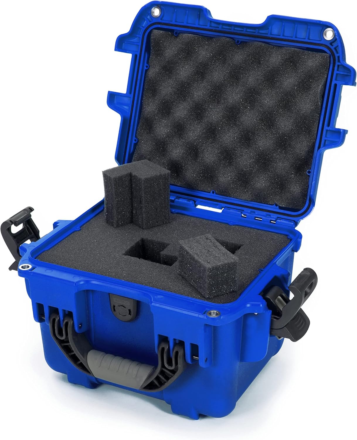 Blue Waterproof Hard Case with Foam Insert, Pack of 2 J737