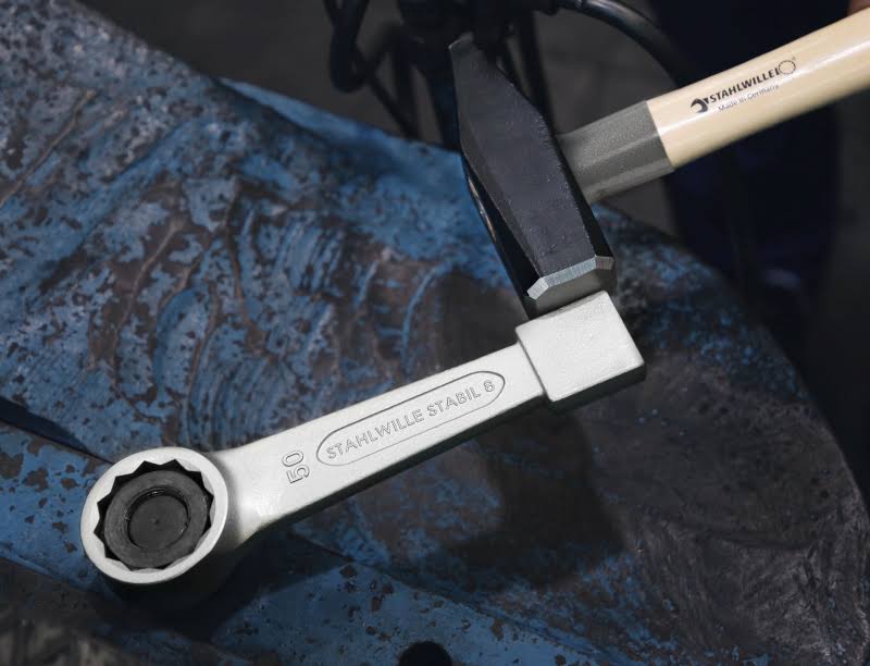 8 Striking Face Ring Spanner, 60 mm H723871