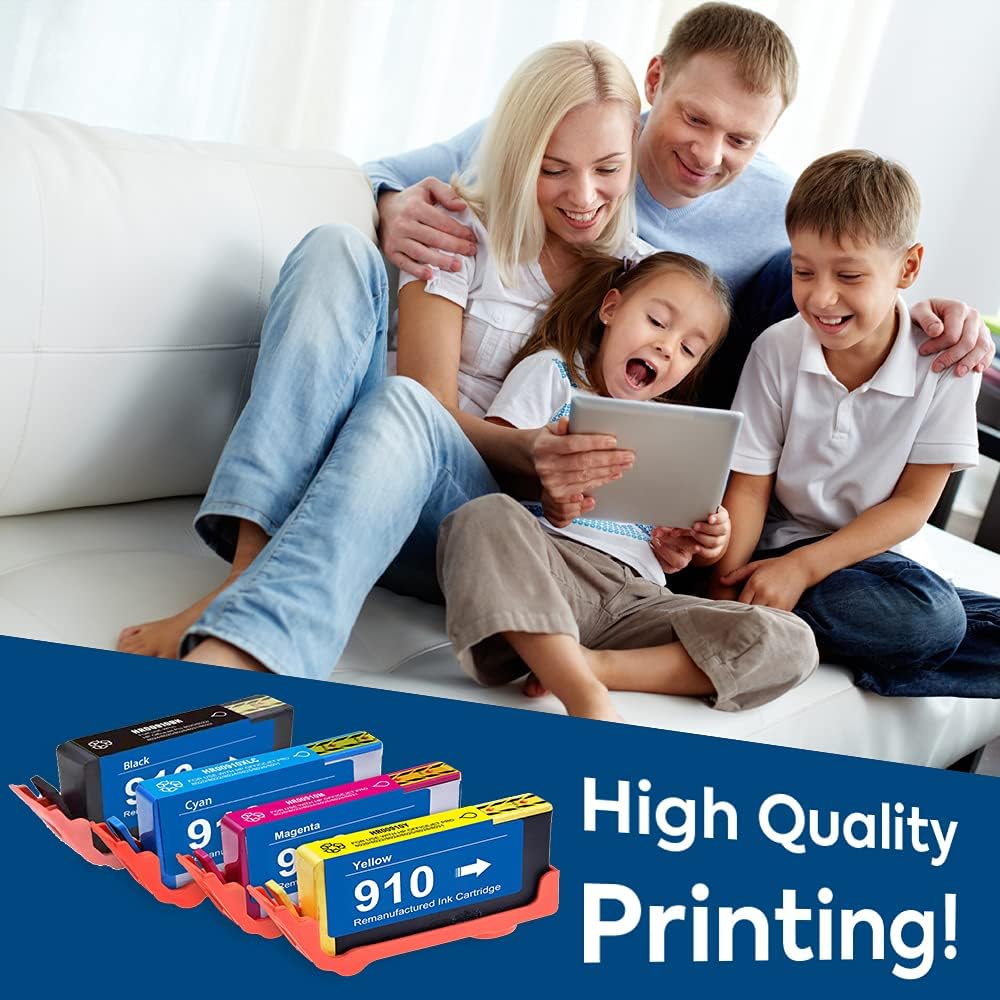 Ink Cartridge Replacement for HP Officejet Pro 8035 AIO Series Printer 4 Color (KCMY) Pack of 2 Z29836