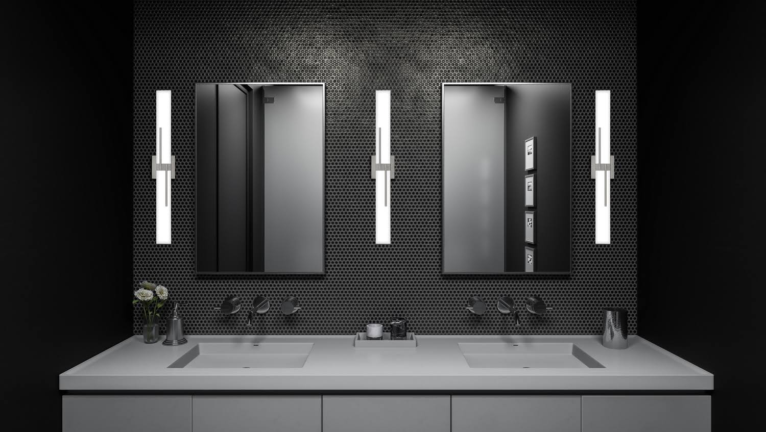 Brushed Nickel Bath Light X256785
