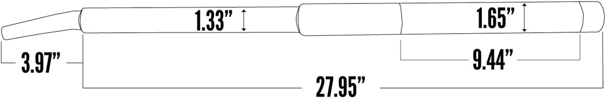 Chrome Combination Winch Bar Pack of 2 R694346