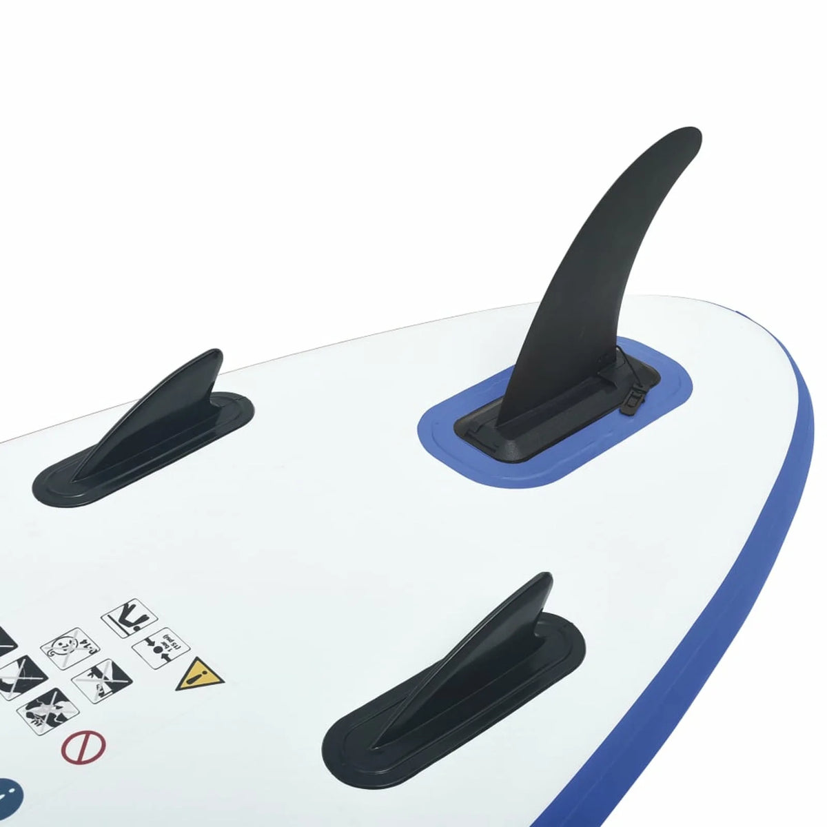 Inflatable Paddle Board Set with Oar, Fin, Hand Pump, Repair Kit and Carrying Bag G27476