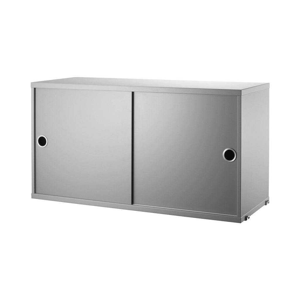 Grey Cabinet with Sliding Doors K654557