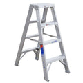 4 ft Aluminum Twin Stepladder Y975