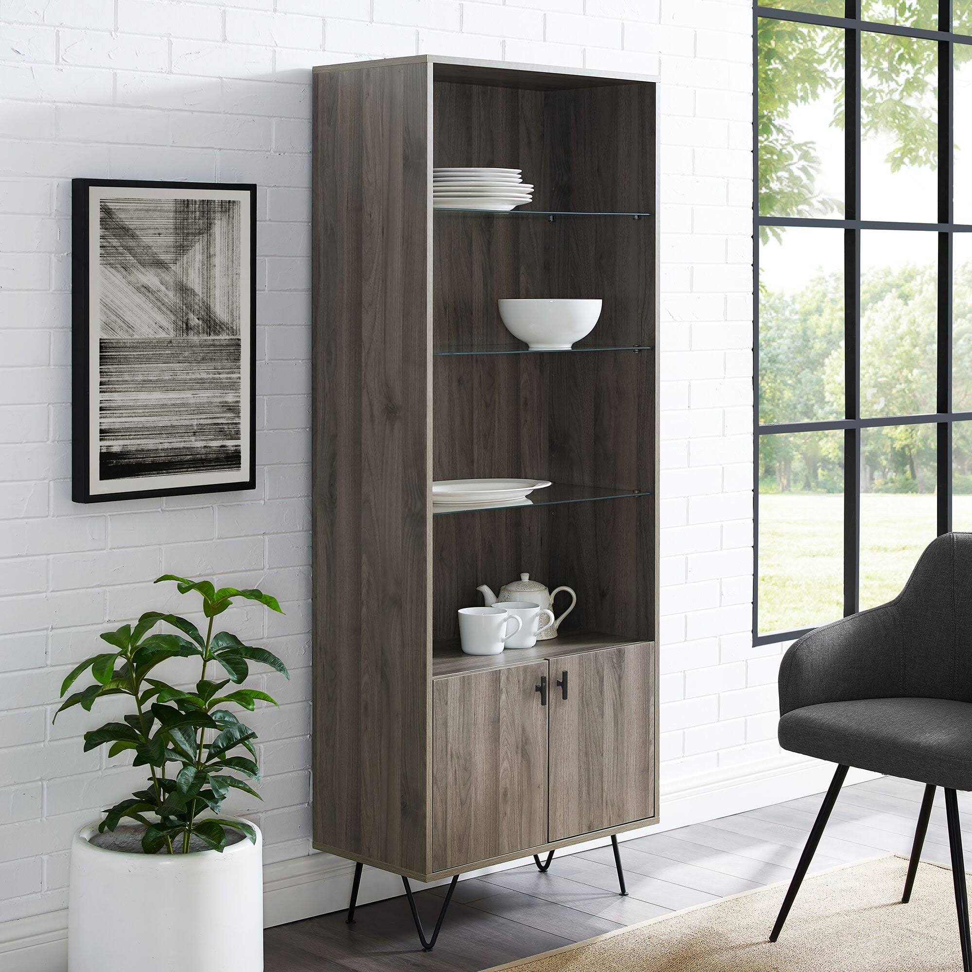 68x22 Slate Grey Storage Cabinet S711153