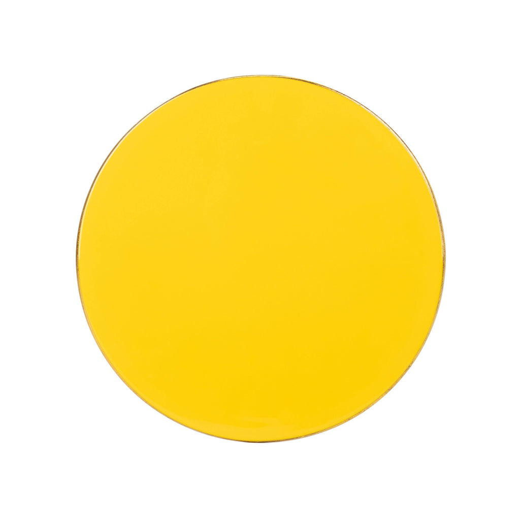 Round C Table Yellow/Gold H95100