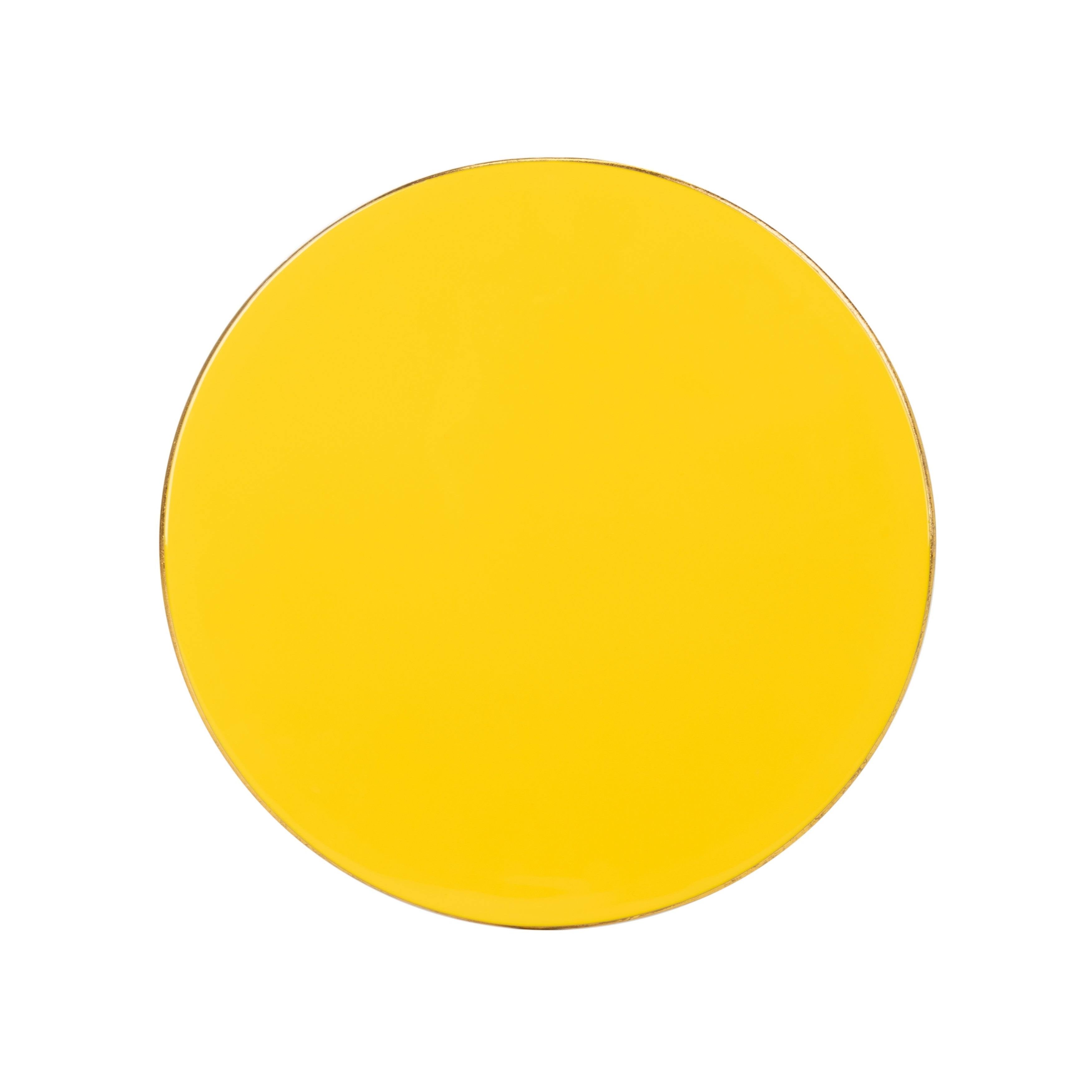 Round C Table Yellow/Gold H95100