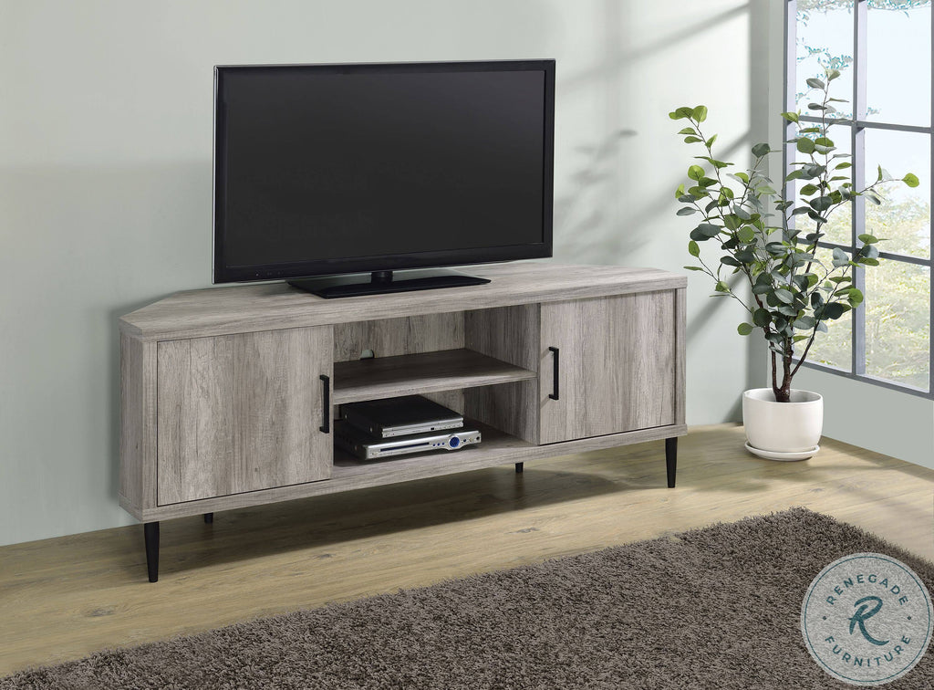 Grey Driftwood TV Console B32872