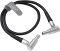 Right Angle 2 pin Male to Right Angle 2 pin Male Cable 18'' A7045